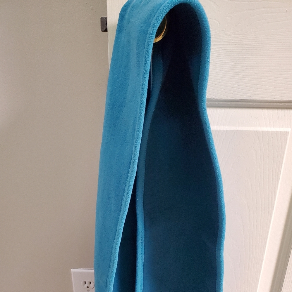 BOGO SCARFS - Lands End womens blue fleece scarf